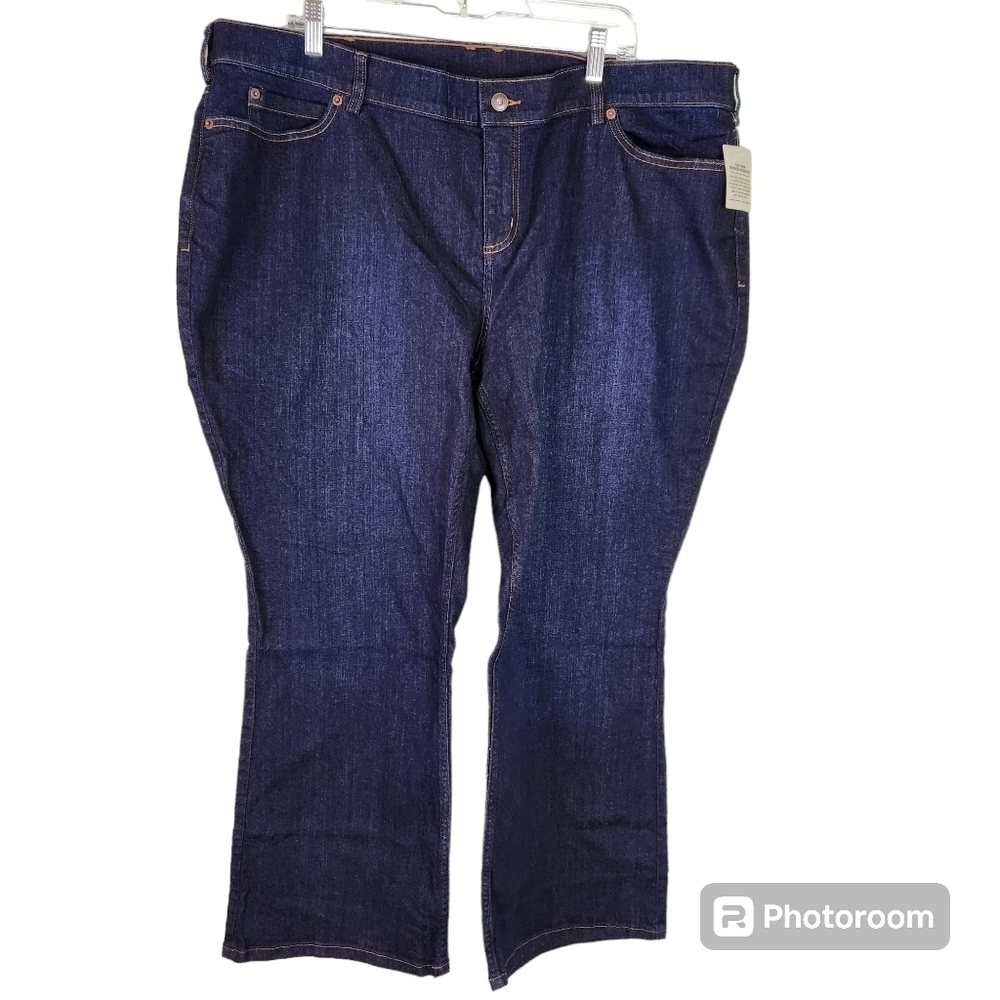 NWT Women's Duluth Plus Size Daily Denim Midrise Duluthflex Bootcut Jeans, sz 22